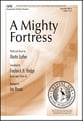 A Mighty Fortress SATB choral sheet music cover